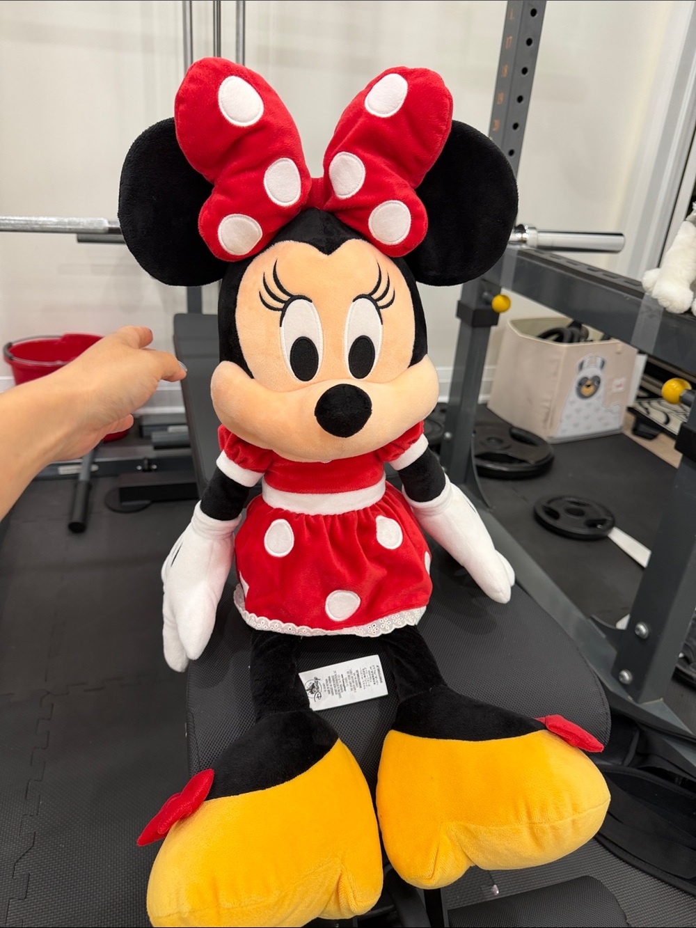 Disney Minnie Mouse Plush in Red, Black, Yellow